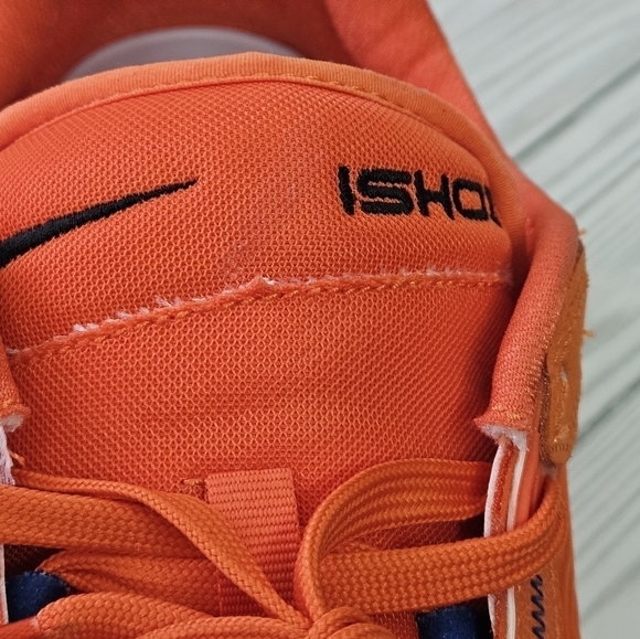 Nike SB Isod Wair Premium Skate Shoes in Orange Black and Blue Jay Size 12 NWOB - Picture 12 of 14